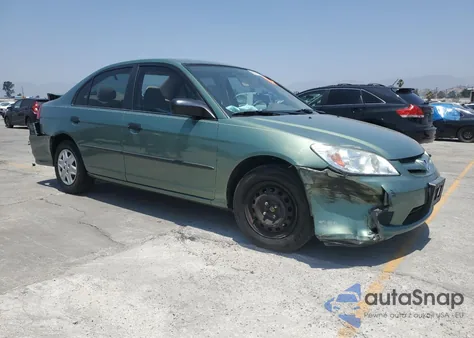 2004 Honda Civic Dx Vp из США, поврежденный, VIN 2HGES16314H585553